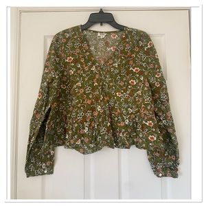 Women’s Floral Long Sleeve Top a.n.a